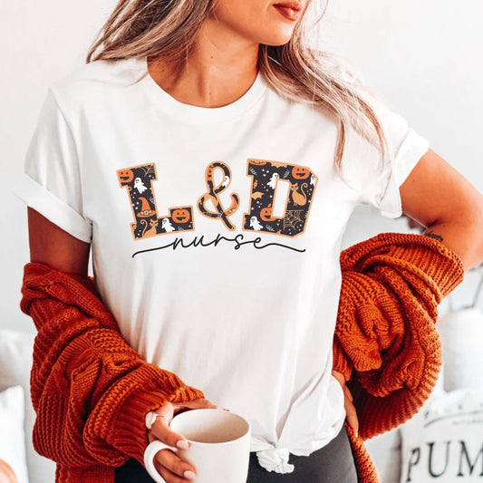 L&D Nurse Halloween T-Shirt