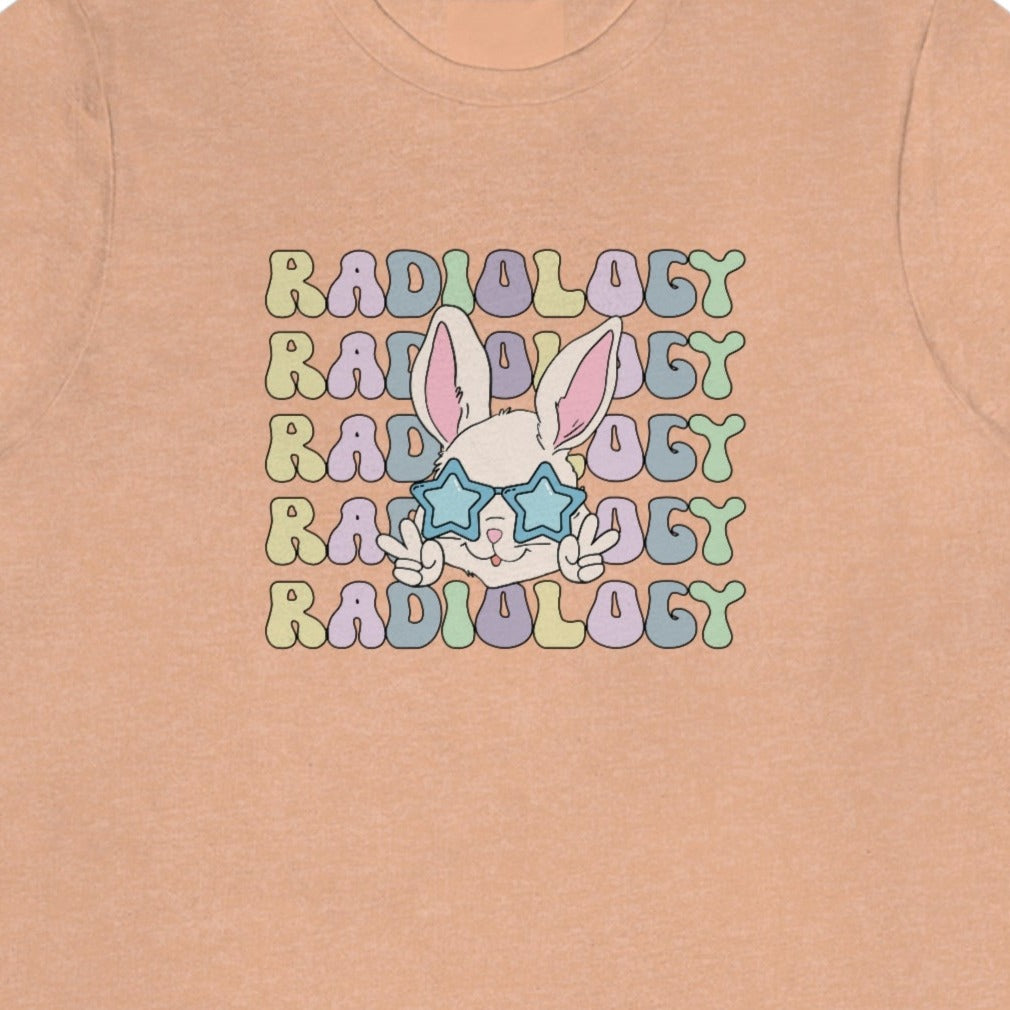 Retro Radiology Easter Bunny T-shirt