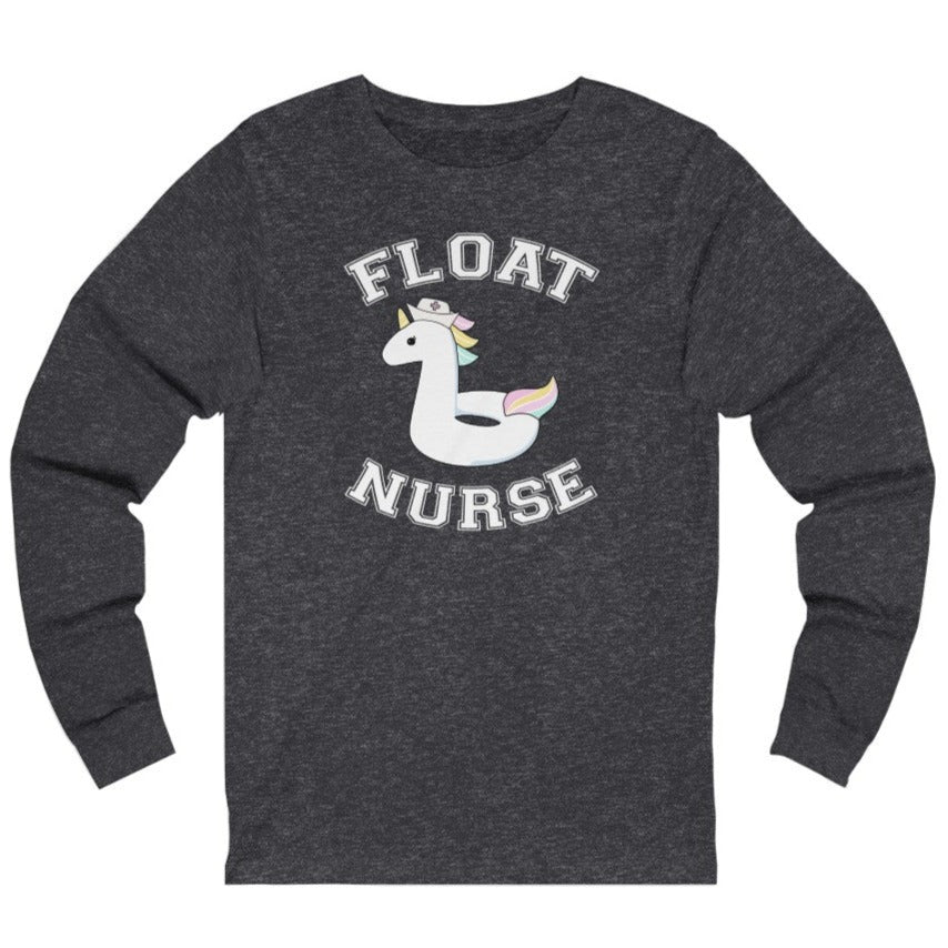 Float Pool Nurse Long Sleeve Shirt