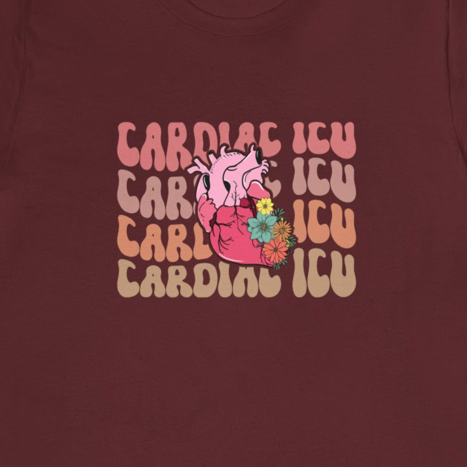 Retro Cardiac ICU Nurse T-Shirt