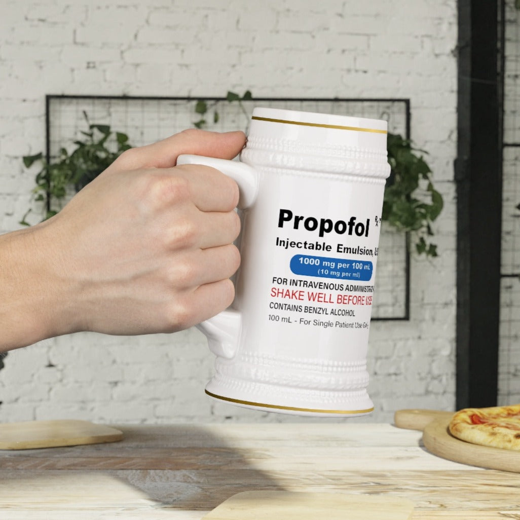 Propofol Beer Stein Mug