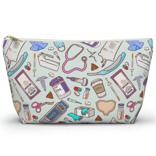 Bedside Nurse Doodles Accessory Pouch