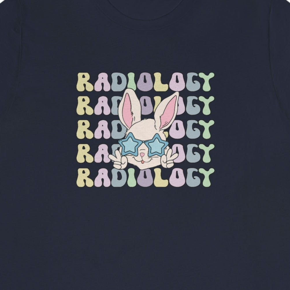 Retro Radiology Easter Bunny T-shirt