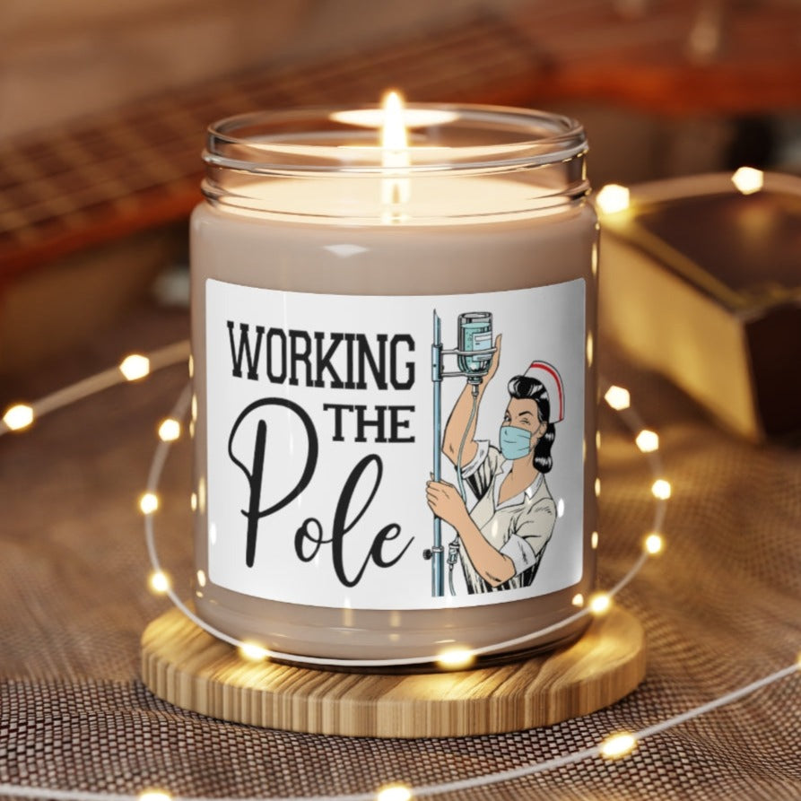 Working the (IV) Pole 9 oz. Scented Candle