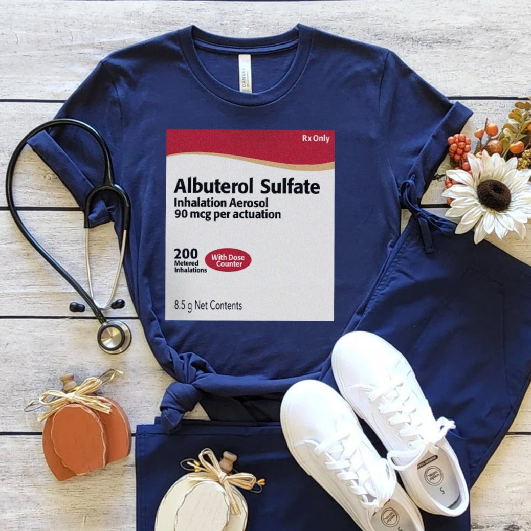 Albuterol Label T-Shirt