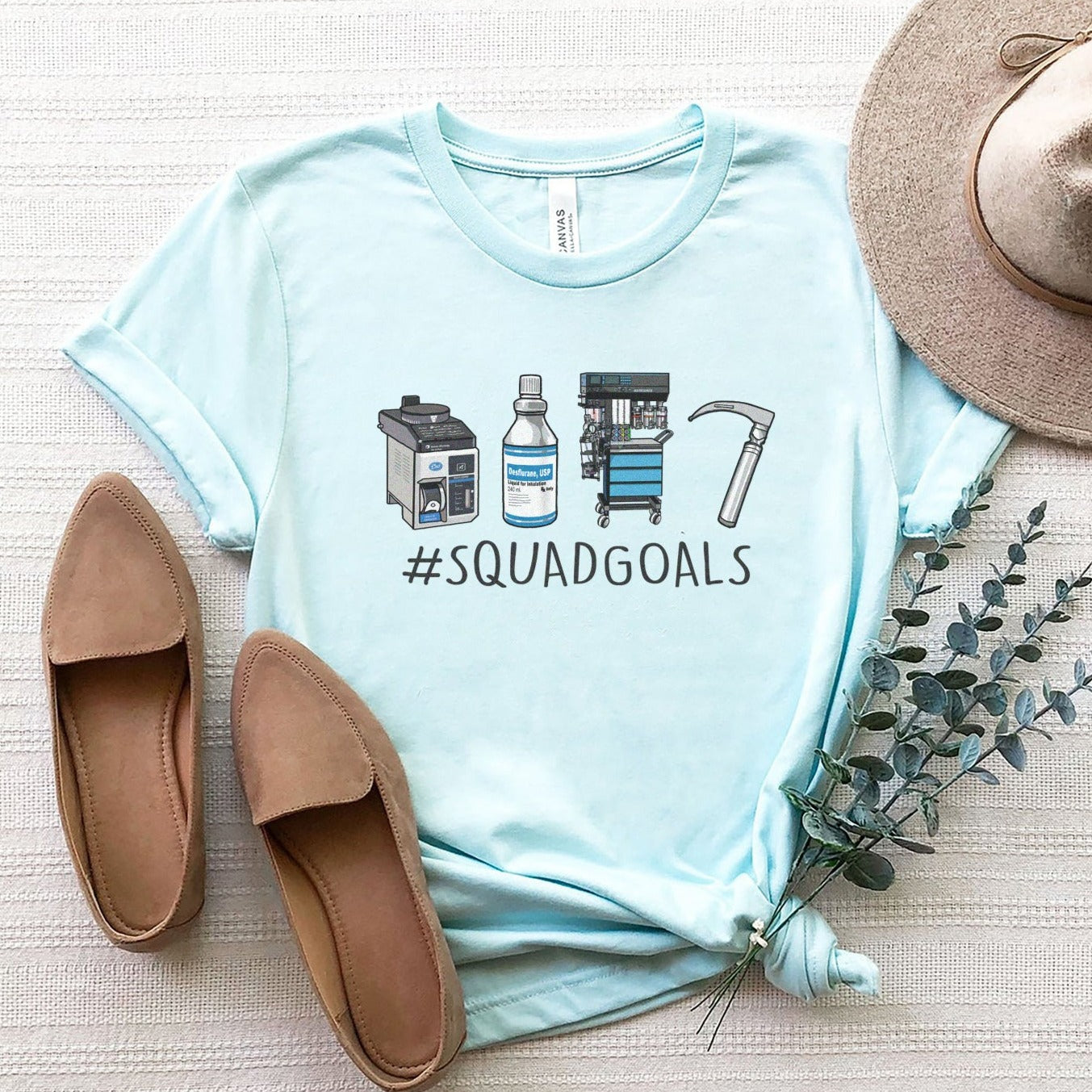 Anesthesia Squad Goals T-Shirt