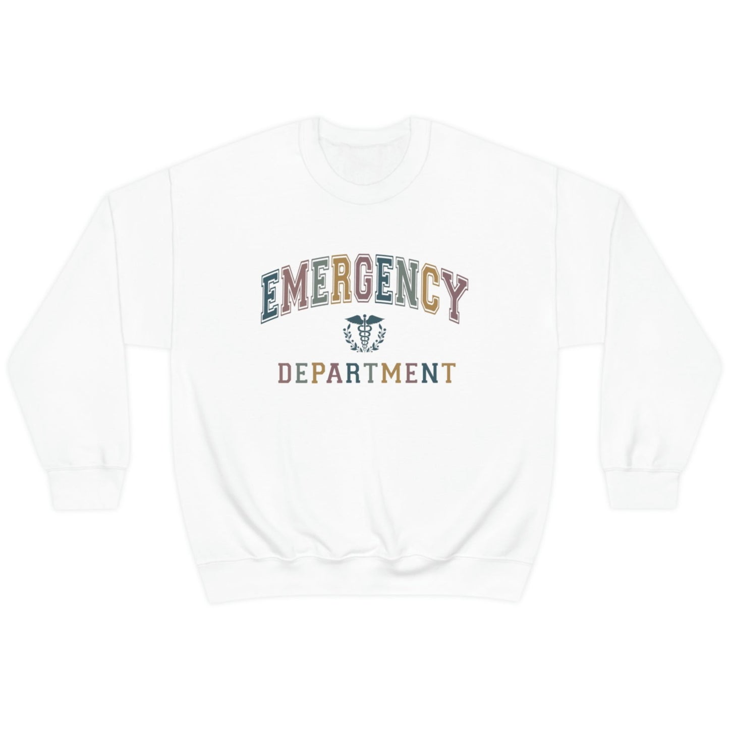 Colorful Varsity Emergency Department Sweatshirt