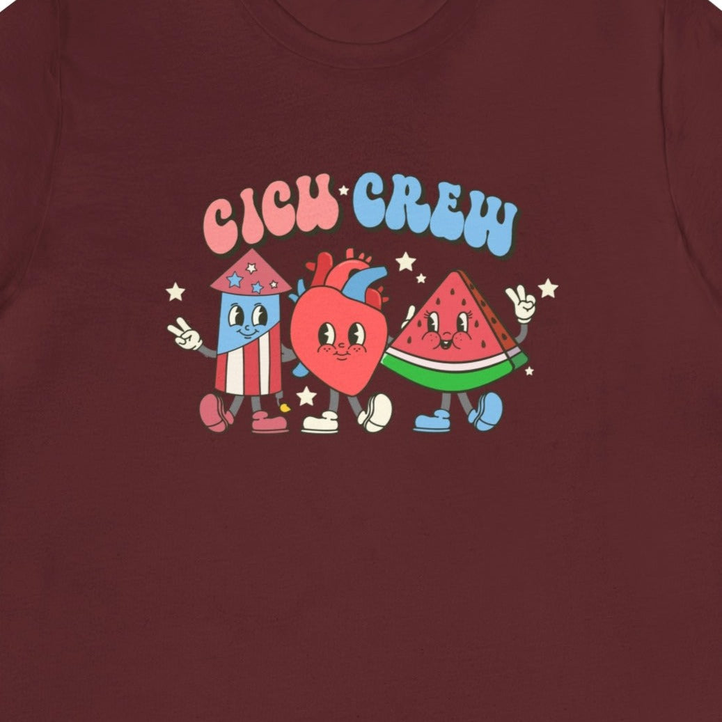 Retro CICU Crew July 4th T-Shirt