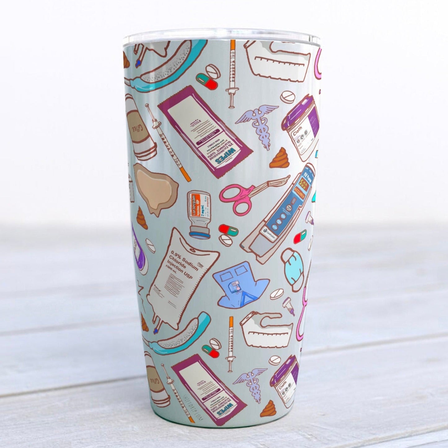 Bedside Nurse Doodles 20oz. Tumbler