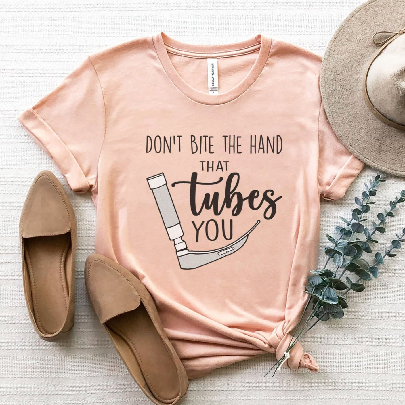 Don't Bite the Hand That Tubes You T-Shirt