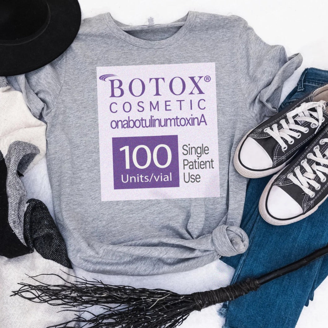 Botox Label T-Shirt – Shift Drip Co.