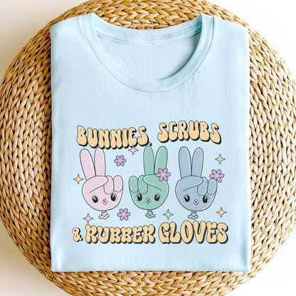 Bunnies, Scrubs, & Rubber Gloves T-Shirt