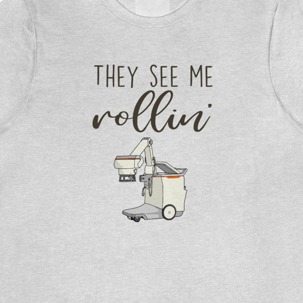 They See Me Rollin' Portable Xray T-Shirt