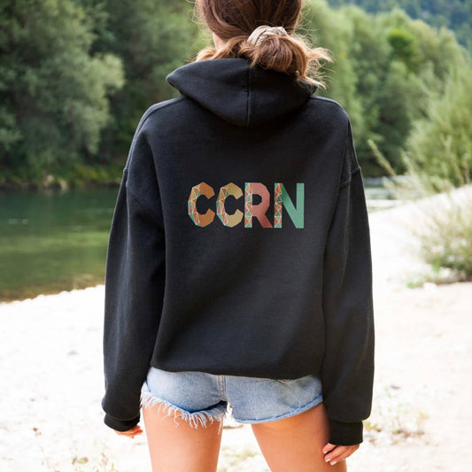 CCRN Back Design Hooded Sweatshirt