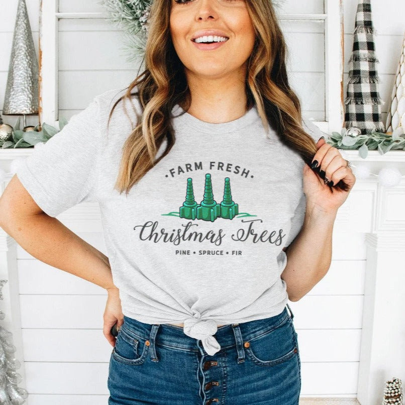 farm fresh christmas tree shirt