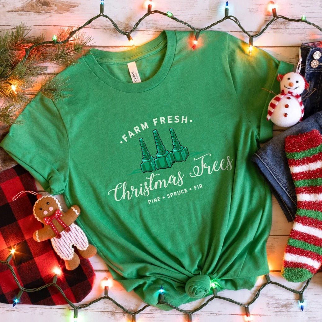 farm fresh christmas tree shirt