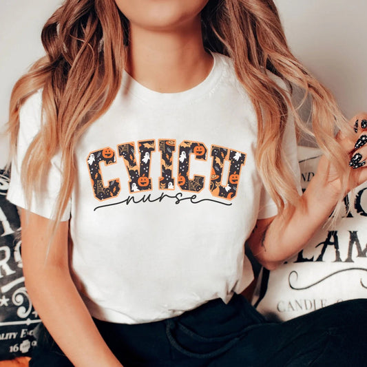 CVICU Nurse Halloween T-Shirt