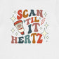 Retro Scan 'Til it Hertz (Back Design) T-Shirt