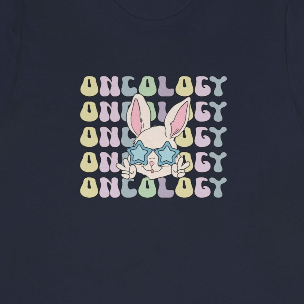 Retro Oncology Easter Bunny T-Shirt