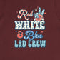 Red, White & Blue L&D Crew T-Shirt