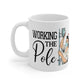 Working the (IV) Pole Ceramic Mug