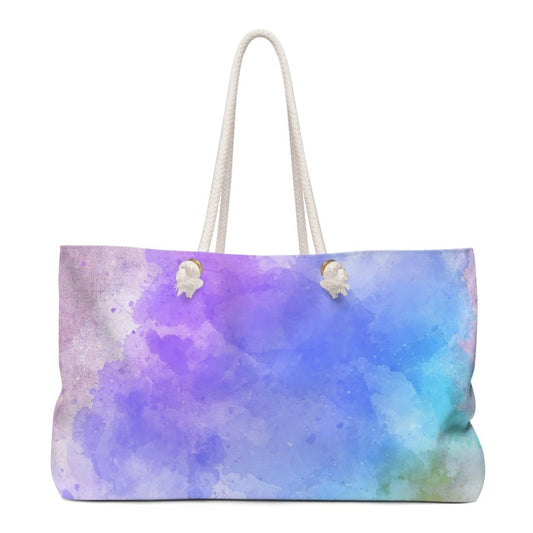 Colorful Watercolor Weekender Tote Bag