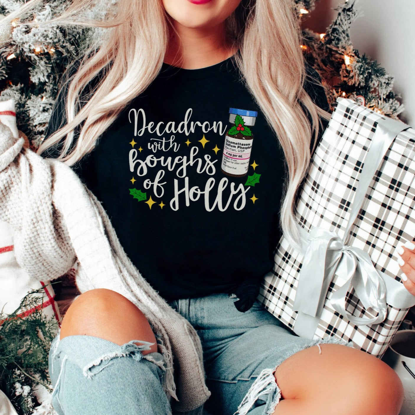 Decadron with Boughs of Holly T-Shirt