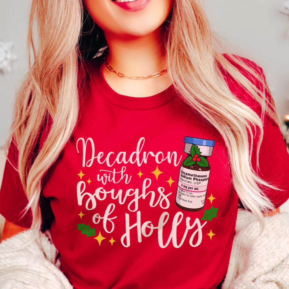 Decadron with Boughs of Holly T-Shirt