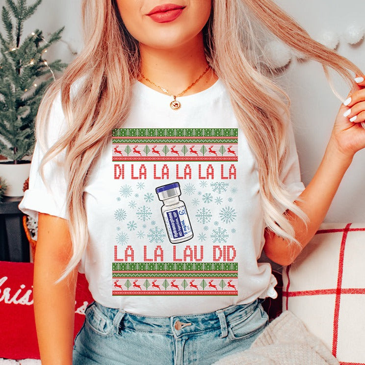 Dilaudid Ugly Christmas T-Shirt