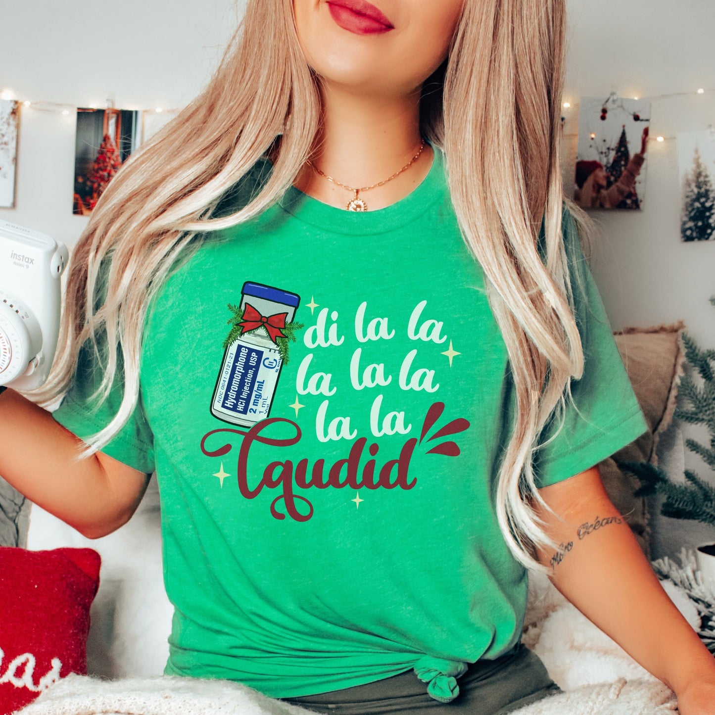 Di La La Laudid Christmas T-Shirt