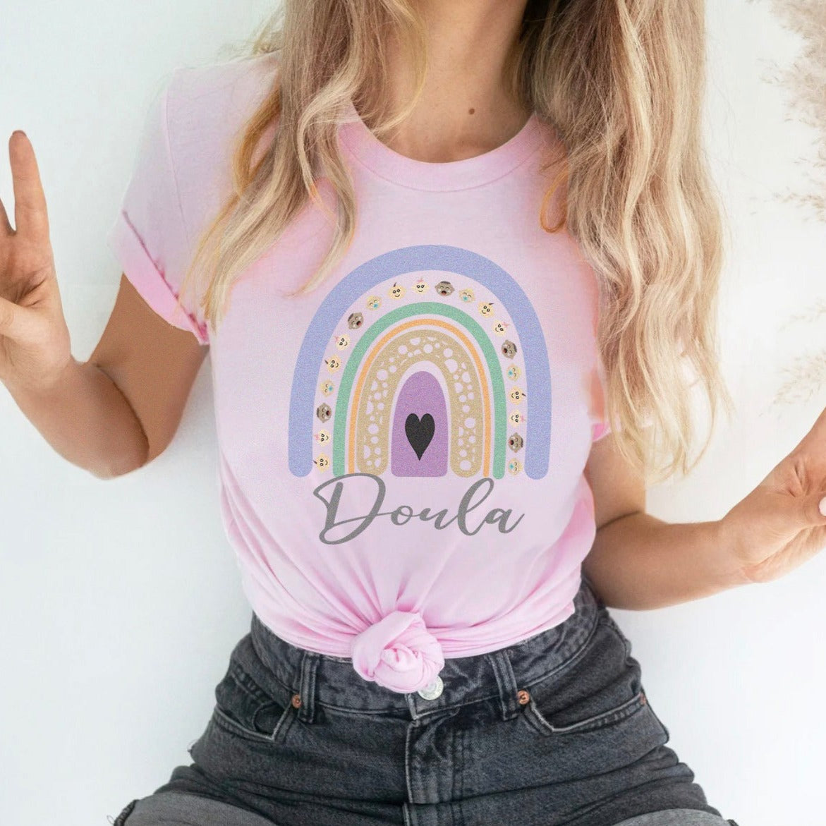 Doula Rainbow T-Shirt