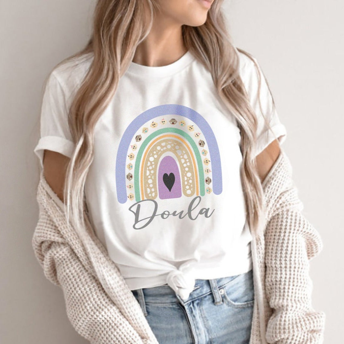 Doula Rainbow T-Shirt