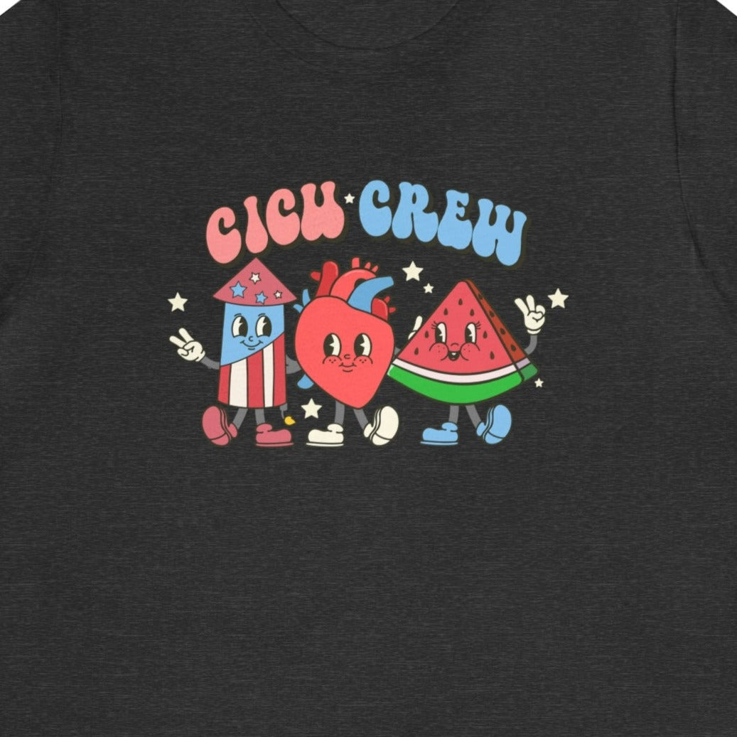 Retro CICU Crew July 4th T-Shirt