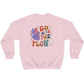 Retro Go with the (Heart) Flow Sweatshirt