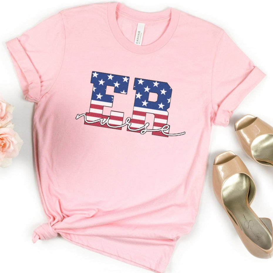 Stars & Stripes ER Nurse T-Shirt