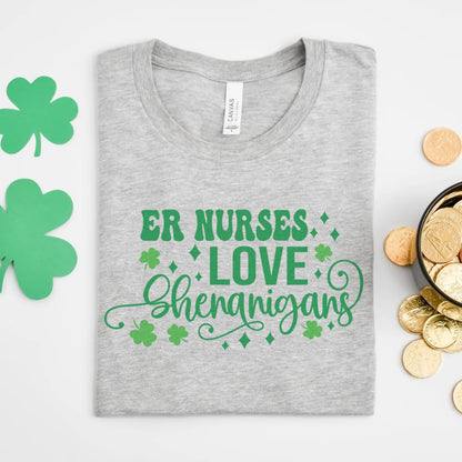 ER Nurses Love Shenanigans T-Shirt