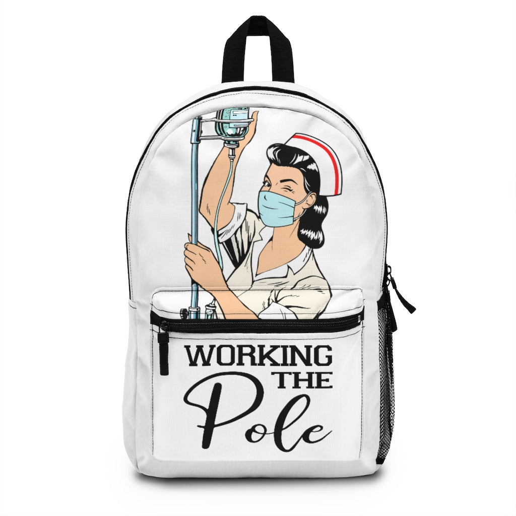 Working the (IV) Pole Backpack