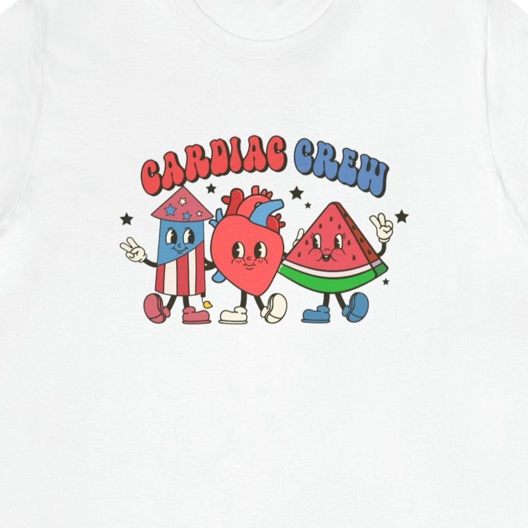 Retro Cardiac Crew July 4th T-Shirt