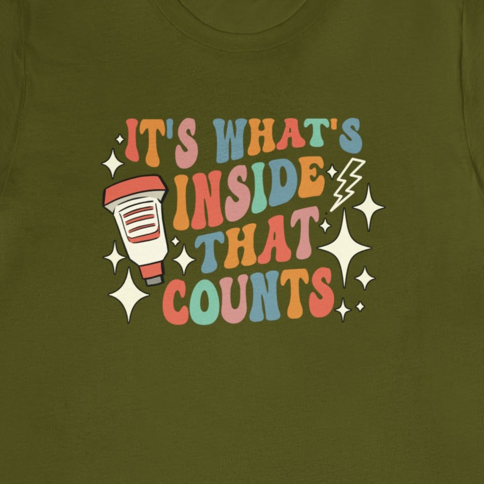 Retro It's What's Inside That Counts T-Shirt