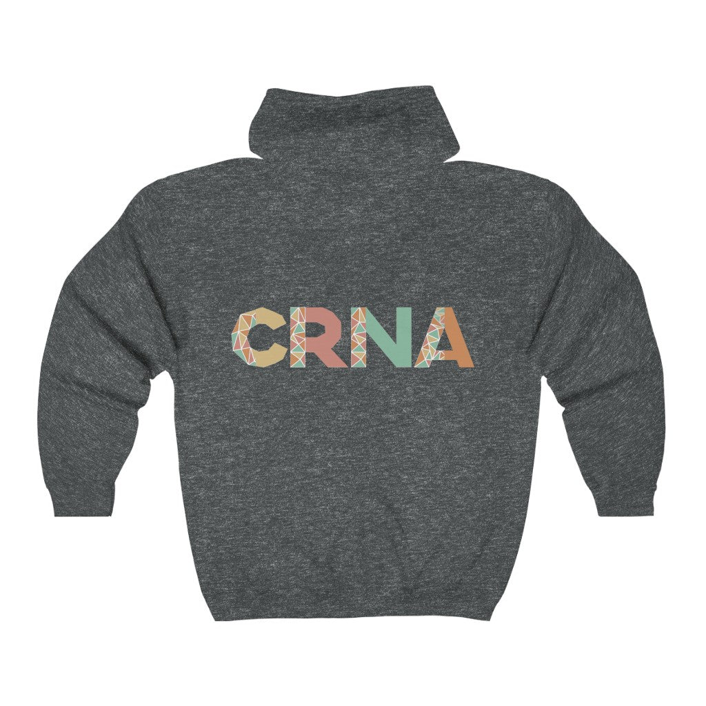 CRNA Back Design Hooded Sweatshirt