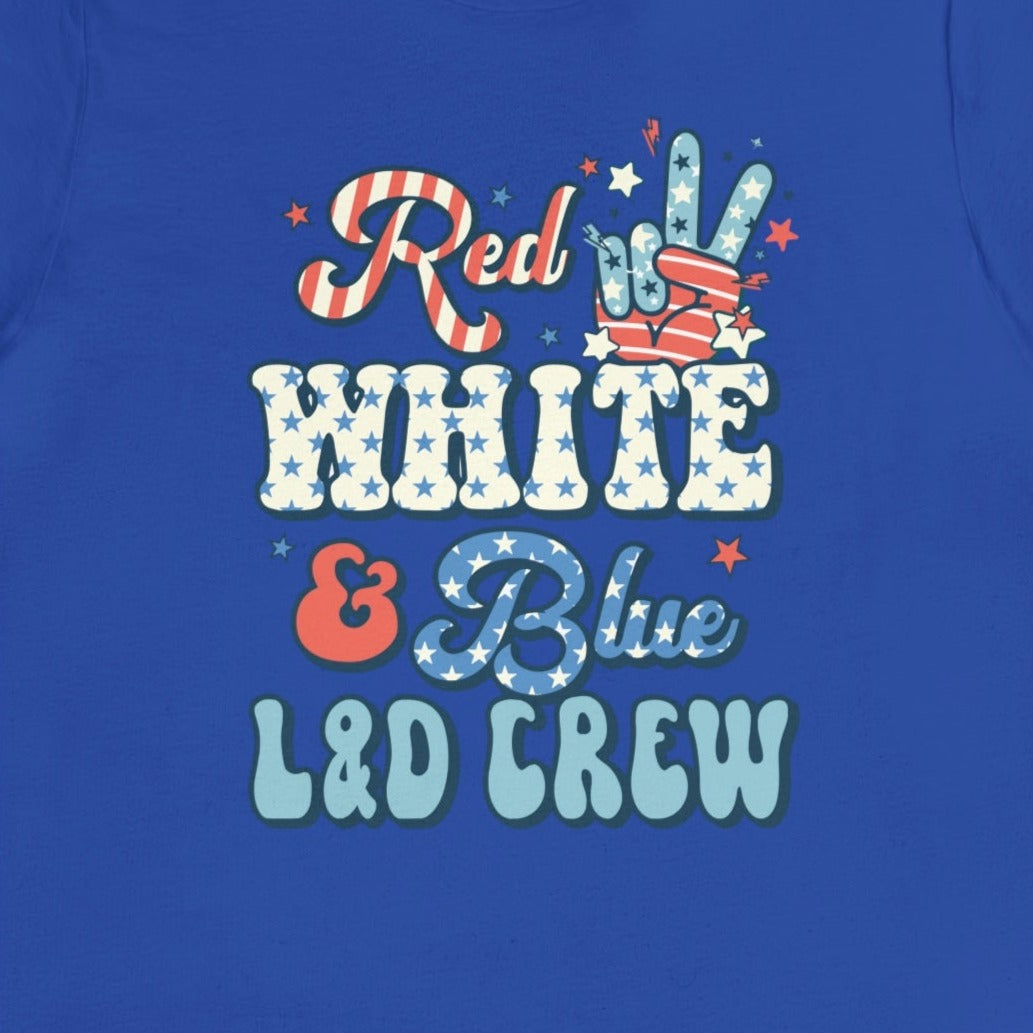 Red, White & Blue L&D Crew T-Shirt