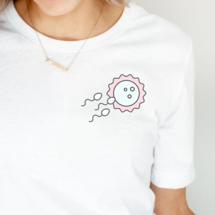 Minimalist Sperm and Egg T-Shirt