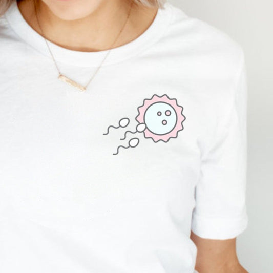 Minimalist Sperm and Egg T-Shirt