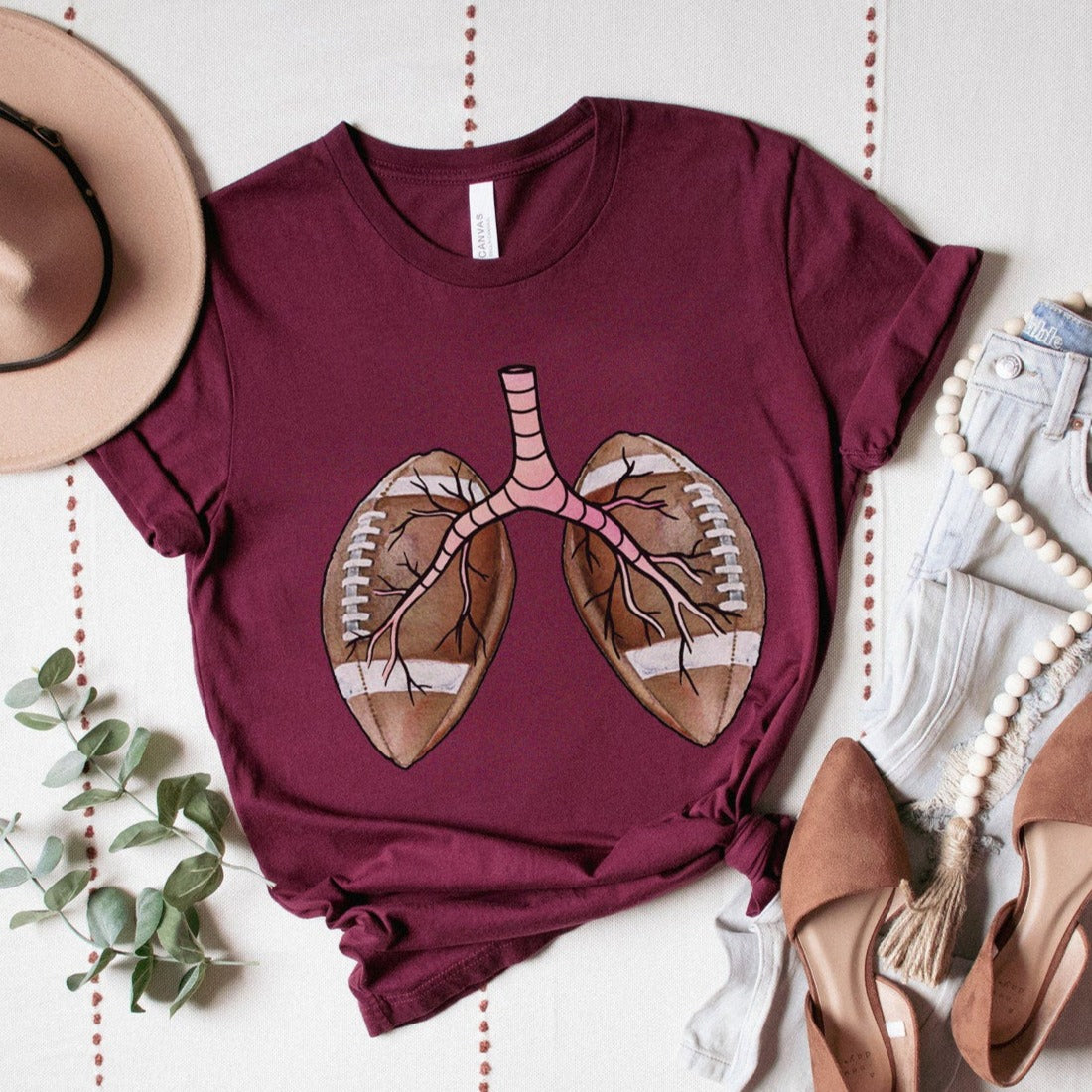 Football Lungs T-Shirt – Shift Drip Co.