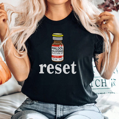 Haldol Reset Button T-Shirt