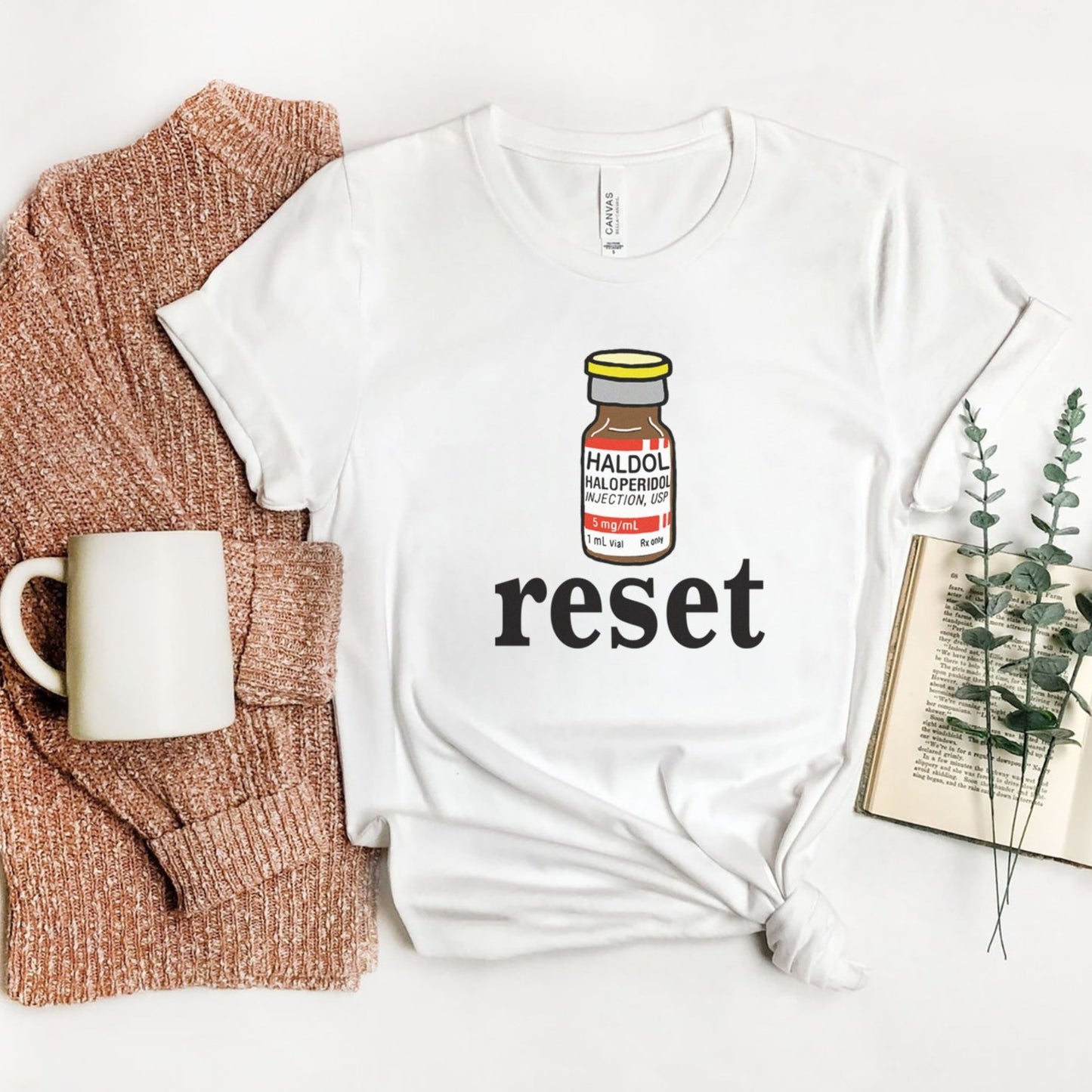 Haldol Reset Button T-Shirt