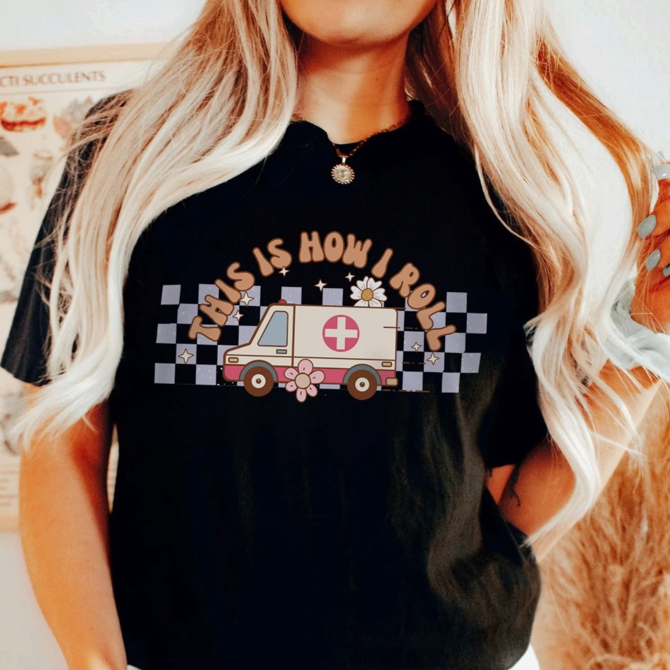 Retro How I Roll EMS T-Shirt