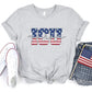 Stars & Stripes ICU Nurse T-Shirt