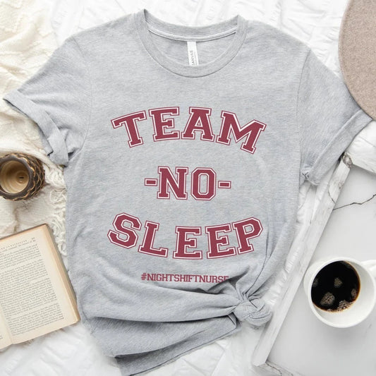 Team No Sleep Letterman T-Shirt