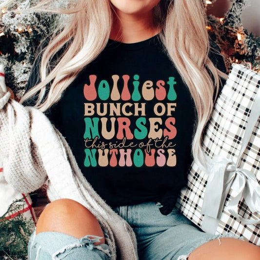 Jolliest Bunch of Nurses T-shirt